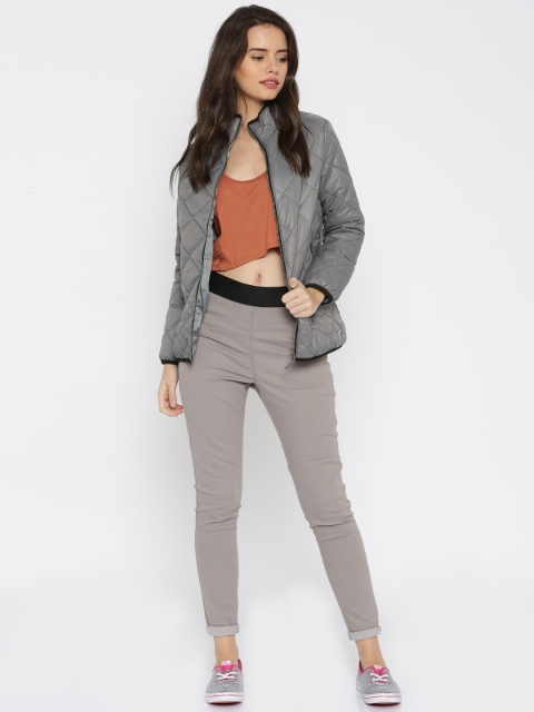 

Mast & Harbour Grey Quilted Jacket