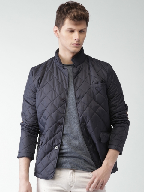

Mast & Harbour Navy Quilted Jacket, Navy blue