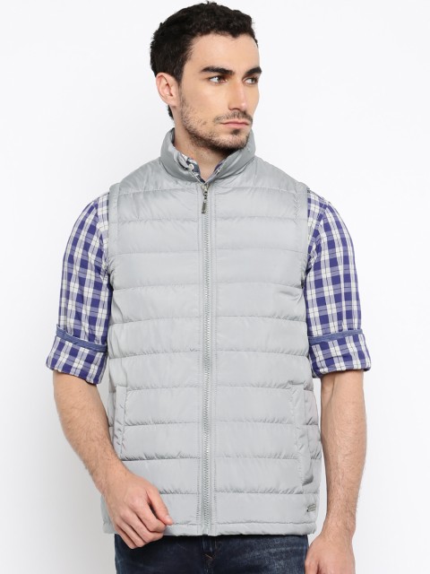 

Mast & Harbour Grey Sleeveless Puffer Jacket