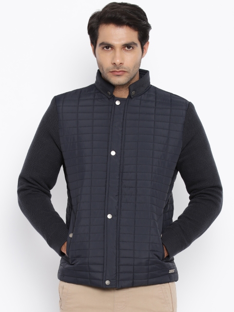

Mast & Harbour Navy Quilted Jacket, Navy blue