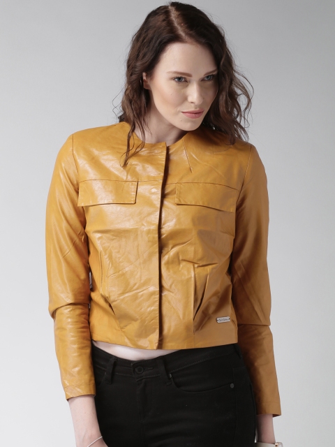 

Mast & Harbour Brown Biker Jacket
