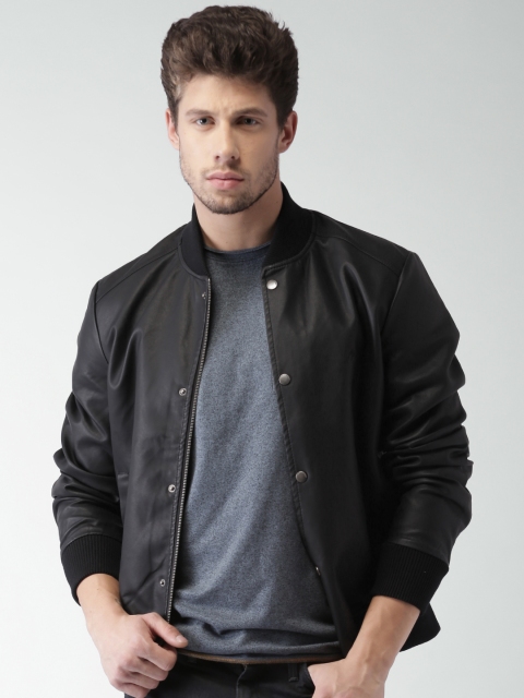 

Mast & Harbour Black Bomber Jacket