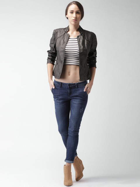 

Mast & Harbour Black Biker Jacket
