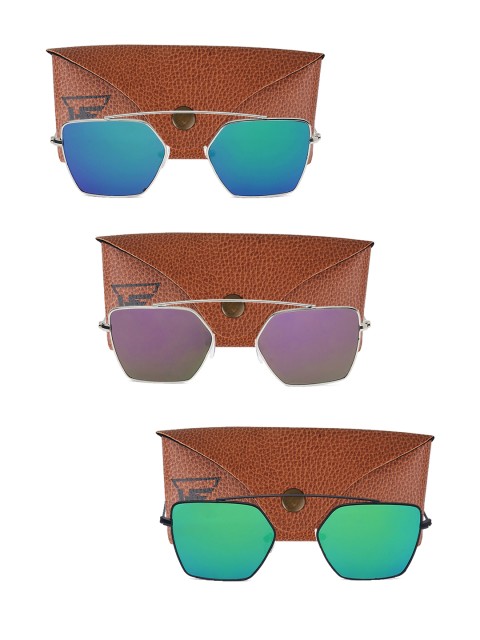 

Swiss Design Unisex Pack Of 3 Other Sunglasses SDSG86, Green
