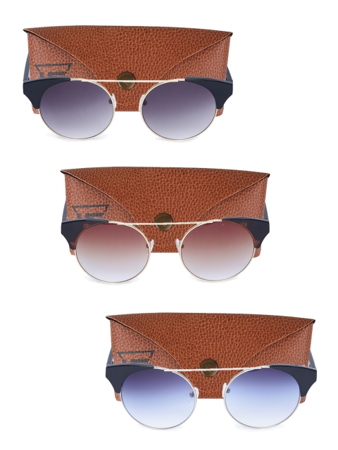 

Swiss Design Pack Of 3 Unisex Cateye UV Protected Sunglasses SDSG26, Grey
