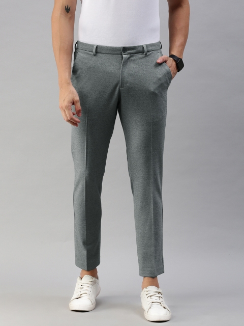 

Louis Philippe Sport Men Grey Regular Fit Solid Trousers