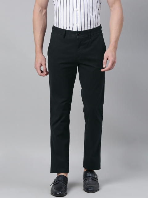 

Louis Philippe Sport Men Teal Blue Sundance Fit Solid Trousers