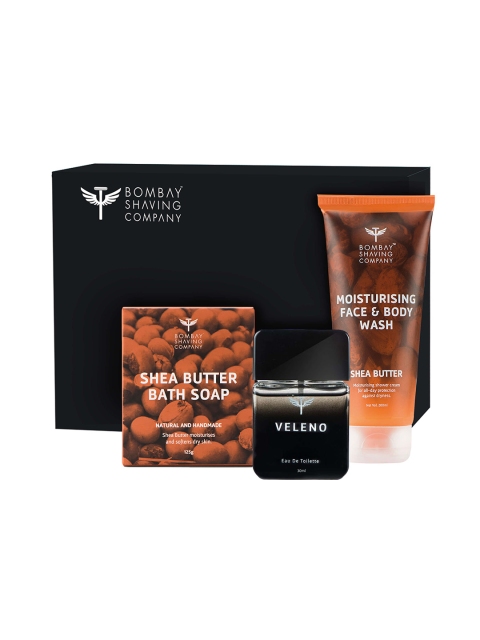

Bombay Shaving Company Men Moisturising Bath Essentials Set, Black