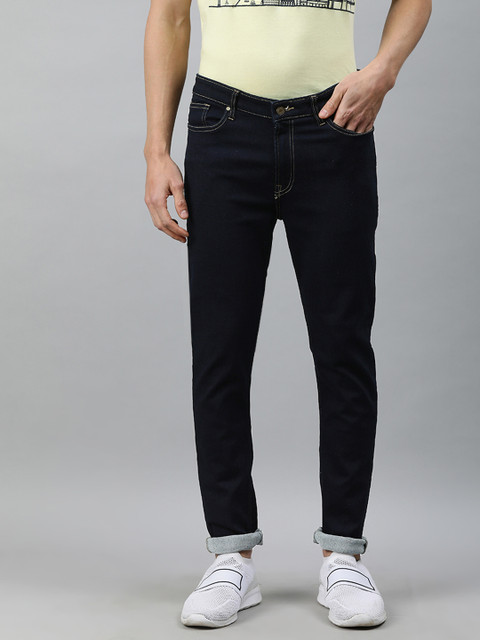

MARCA Disati Men Black Skinny Fit Mid-Rise Clean Look Stretchable Jeans