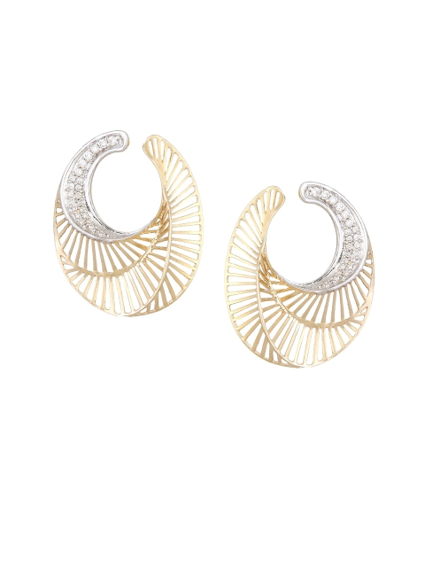 

Mia by Tanishq 14-Karat Gold Precious Earrings with Diamonds