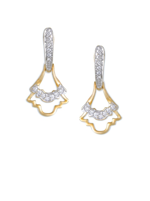 

Mia by Tanishq 14-Karat Gold Drop Earrings with Diamonds