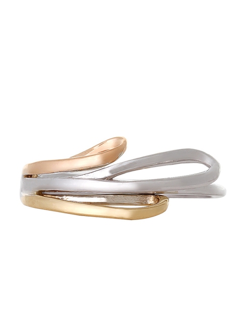 

Mia by Tanishq 14-Karat Yellow, Rose & White Gold Precious Plain Ring