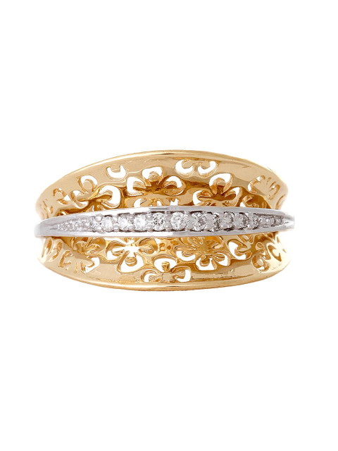 

Mia by Tanishq 14-Karat Gold Precious Ring with Diamonds
