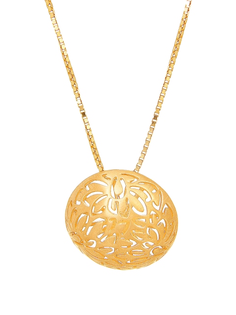 

Mia by Tanishq 14KT Yellow Gold Precious Plain Pendant