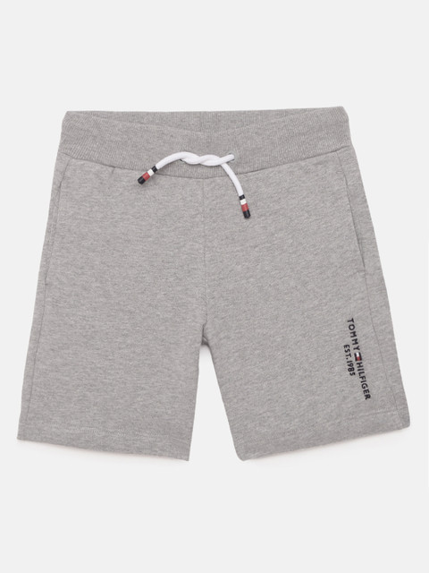 

Tommy Hilfiger Boys Grey Organic Cotton Sports Shorts