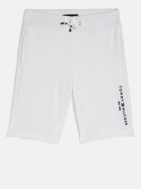 

Tommy Hilfiger Boys White Solid Regular Fit Regular Shorts