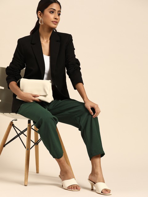 

all about you Women Green Solid Trousers
