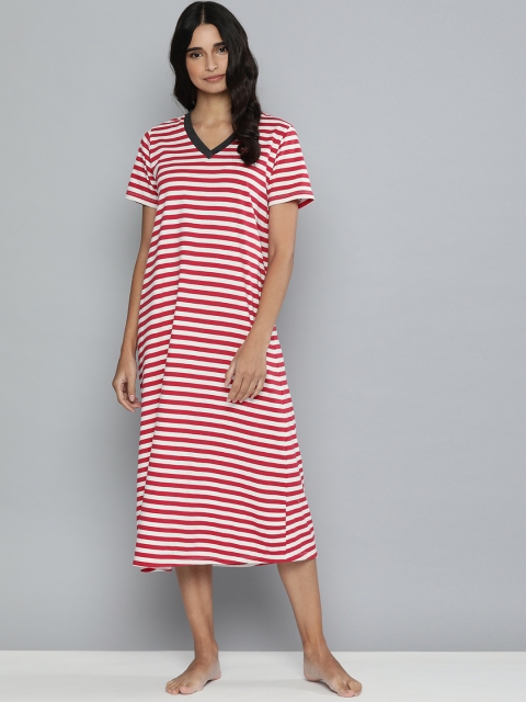 

Chemistry Red & White Striped Nightdress