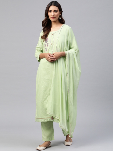 

Readiprint Fashions Green Printed Detail Unstitched Dress Material