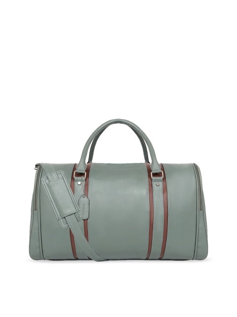 

Toteteca Unisex Green & Brown Solid Toteteca Traveller Duffel Bag
