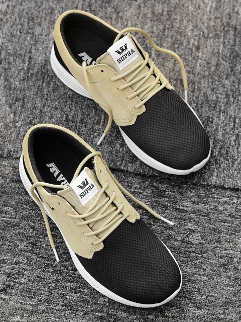 

Supra Men Black & Khaki Hammer Run Sneakers