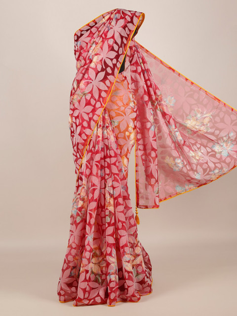 

Pothys Maroon Woven Design Saree