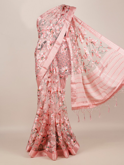 

Pothys Pink Woven Design Saree