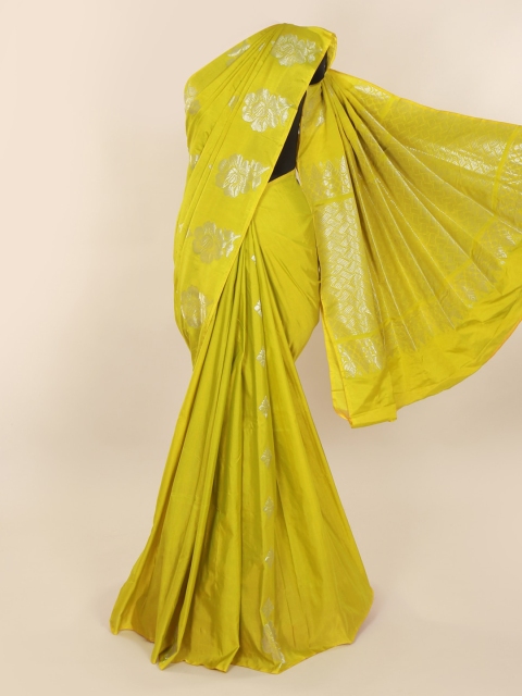 

Pothys Green Striped Saree