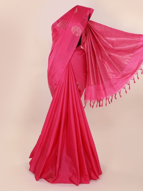 

Pothys Pink Solid Saree