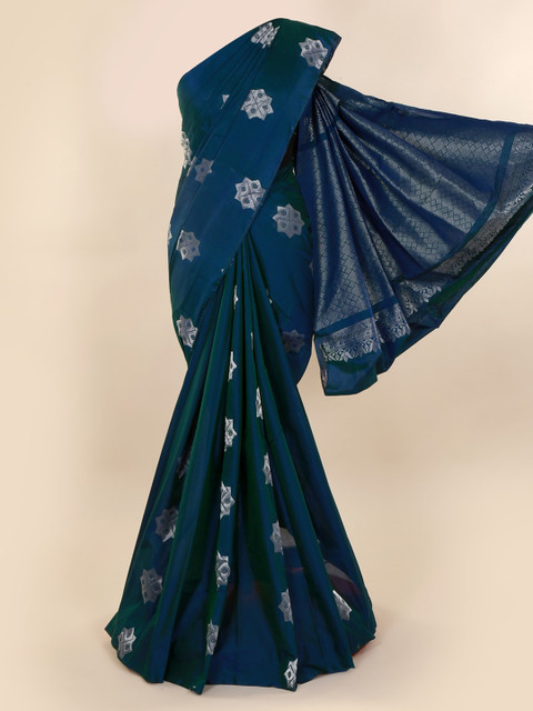 

Pothys Blue Woven Design Saree