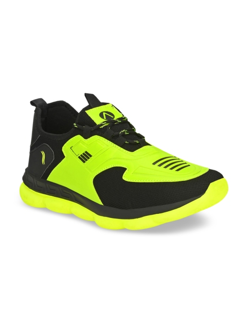 

AfroJack Men Lime Green Synthetic Mid-Top Training or Gym Shoes