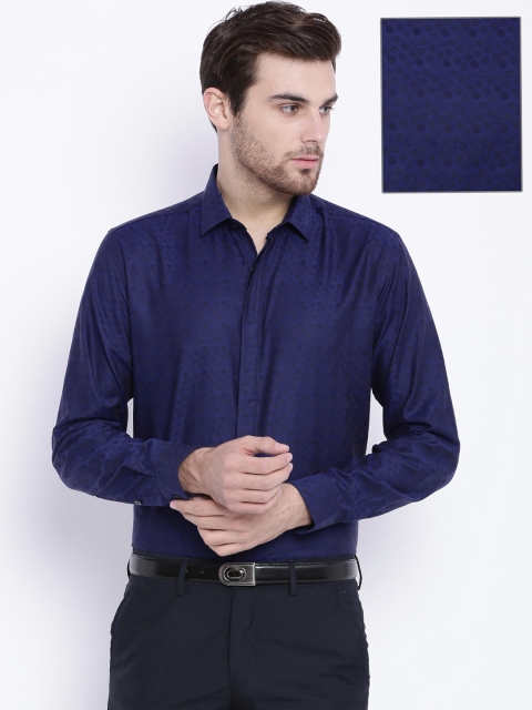 

V Dot by Van Heusen Blue Slim Formal Shirt