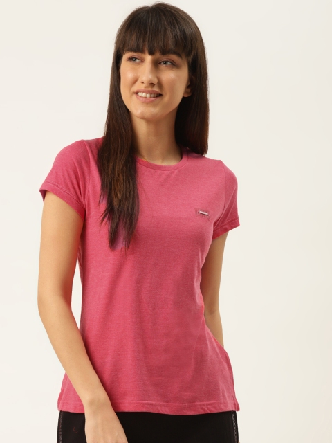 

Sweet Dreams Women Pink Solid Longline Lounge T-Shirt