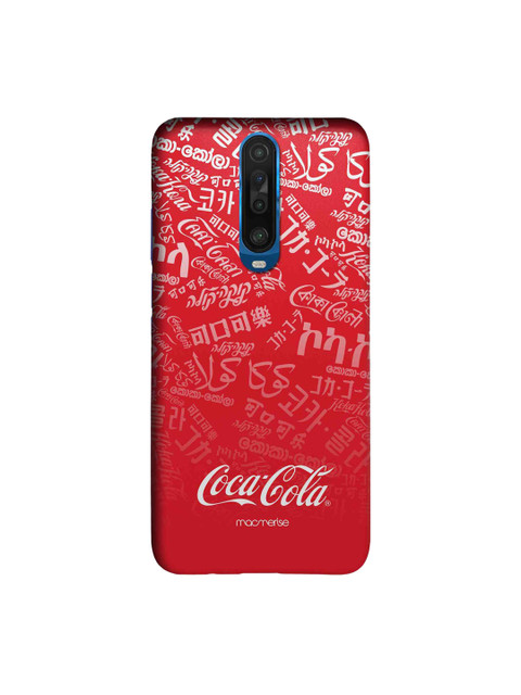 

macmerise Red & White Printed I Speak Coke Xiaomi Poco X2 Back Cover