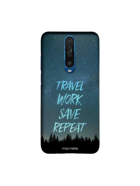 

macmerise Blue Travel Work Save Repeat Sleek Xiaomi Poco X2 Case