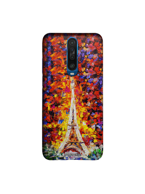 

macmerise Yellow & Red Artistic Eiffel Printed Xiaomi Poco X2 Sleek Back Cover