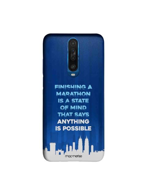 

macmerise Blue Printed Anything Is Possible Xiaomi Poco X2 Back Cover