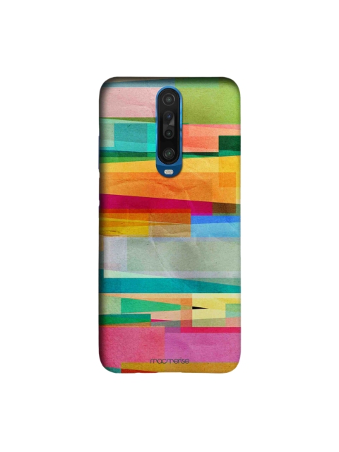 

macmerise Blue & Yellow Abstract Fusion Printed Xiaomi Poco X2 Back Case