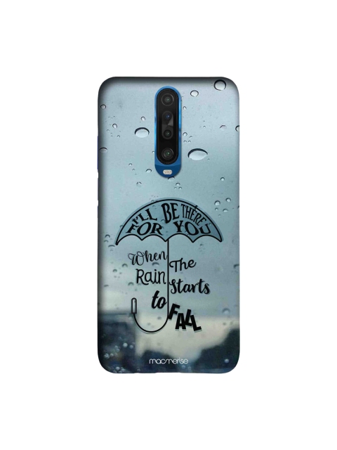 

macmerise Blue & Black Be There For You Sleek Xiaomi Poco X2 Back Case