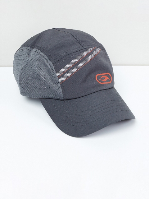 

max Boys Grey & Red Colourblocked Baseball Cap