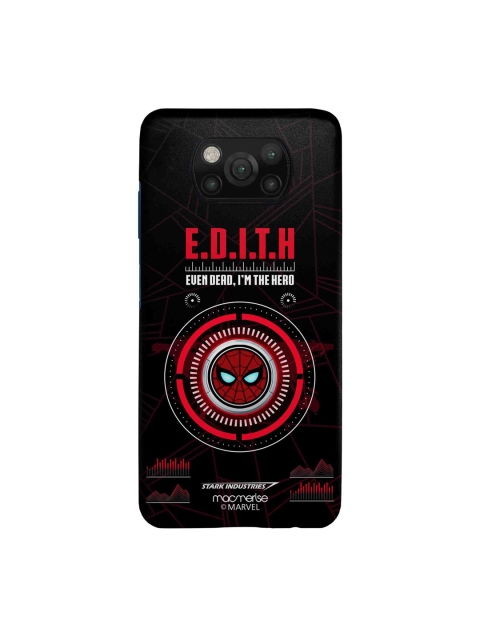 

macmerise Black & Red Hello Edith Sleek Xiaomi Poco X3 Back Case