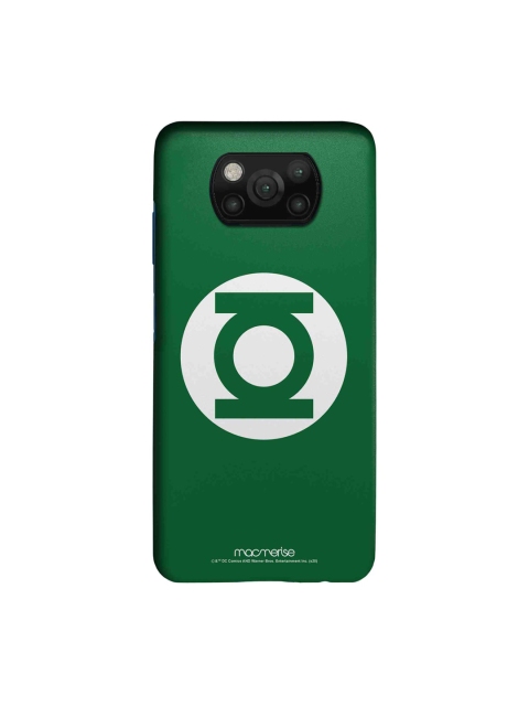 

macmerise Green & White Logo Green Lantern Sleek Xiaomi Poco X3 Back Case