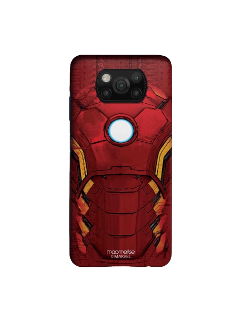 

macmerise Red & Yellow Suit Of Armour Printed Xiaomi Poco X3 Back Case