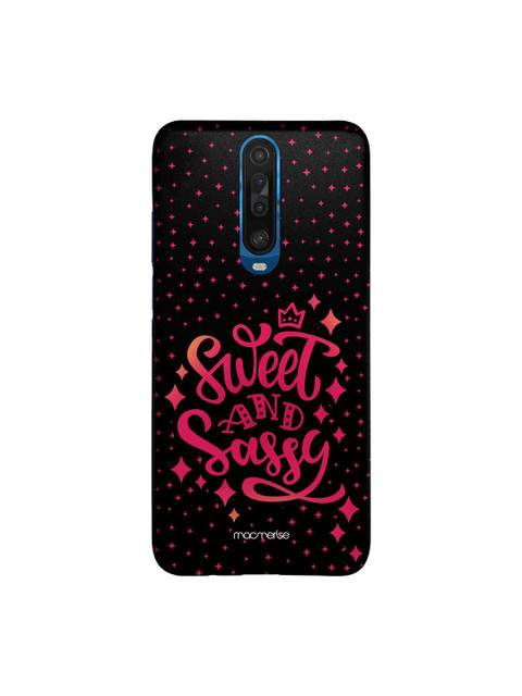

Macmerise Black & Pink Sweet And Sassy Printed Xiaomi Poco X2 Back Case