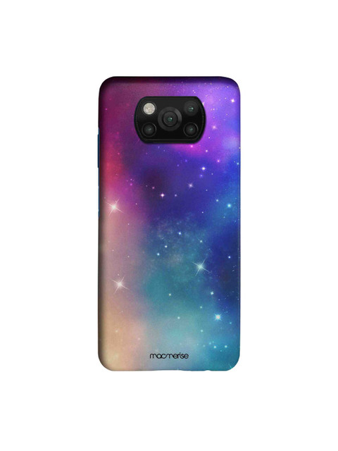

macmerise Purple & Navy Blue Sky Full of Stars Printed Xiaomi Poco X3 Sleek Back Cover