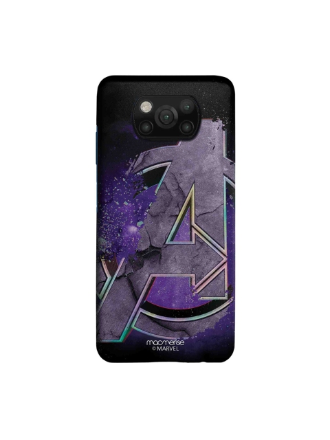 

macmerise Purple & Black Endgame Logo Sleek Xiaomi Poco X3 Back Case