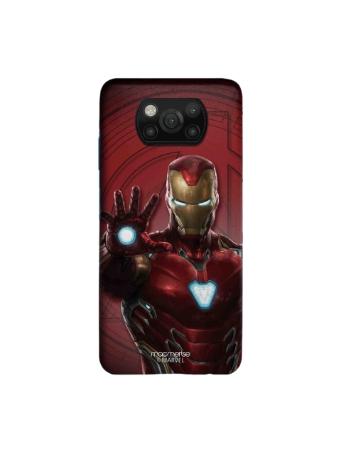 

macmerise Red & Black Iron Man Mark L Armor Xiaomi Poco X3 Back Cover