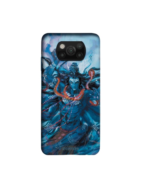 

macmerise Blue & Black Shiva Tandav Printed Xiaomi Poco X3 Back Case