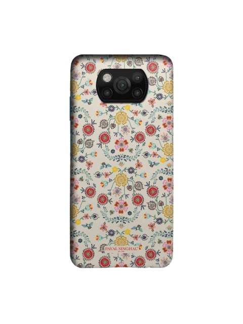 

macmerise White & Red Payal Singhal Spring Xiaomi Poco X3 Back Cover