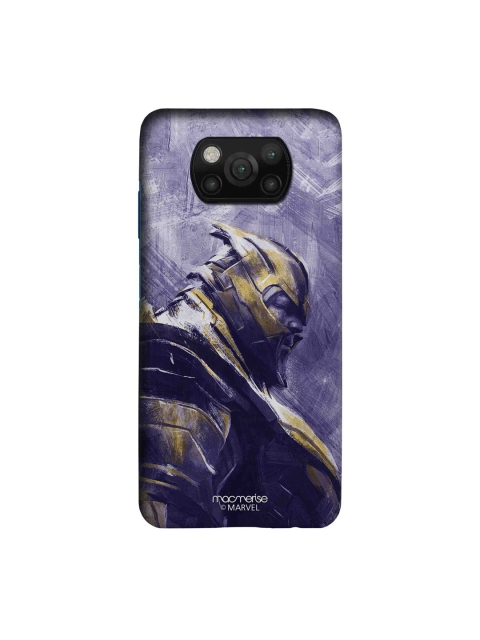 

macmerise Purple & Yellow Thanos Suited Up Printed Xiaomi Poco X3 Back Case